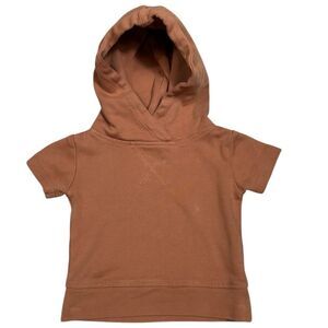 Kate Quinn Infant Sienna Brown Hooded Shirt
